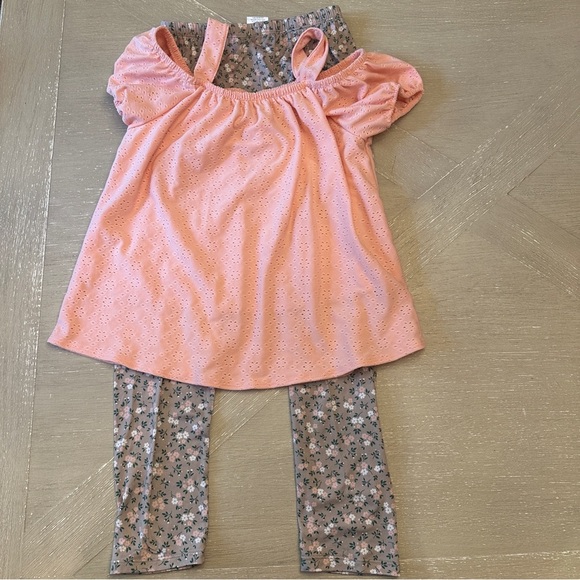 Kids Pink Floral Matching Set - Picture 1 of 10